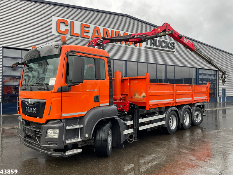 MAN TGS 35.400 8x4 Euro 6 Palfinger 17 Tonmeter Z-kraan - Camion basculantă, Camion cu macara: Foto 2 MAN TGS 35.400 8x4 Euro 6 Palfinger 17 Tonmeter Z-kraan - Camion basculantă, Camion cu macara: Foto 2