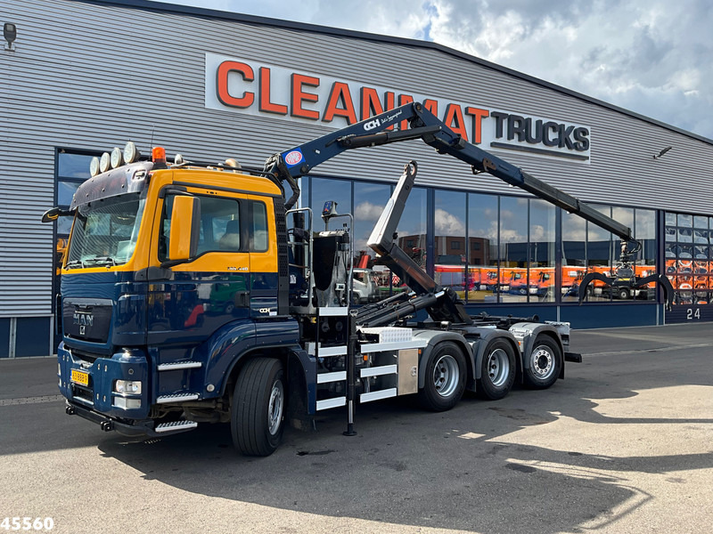 MAN TGS 35.440 8x4 HMF 16 Tonmeter Z-kraan - Camion cu cârlig, Camion cu macara: Foto 1 MAN TGS 35.440 8x4 HMF 16 Tonmeter Z-kraan - Camion cu cârlig, Camion cu macara: Foto 1