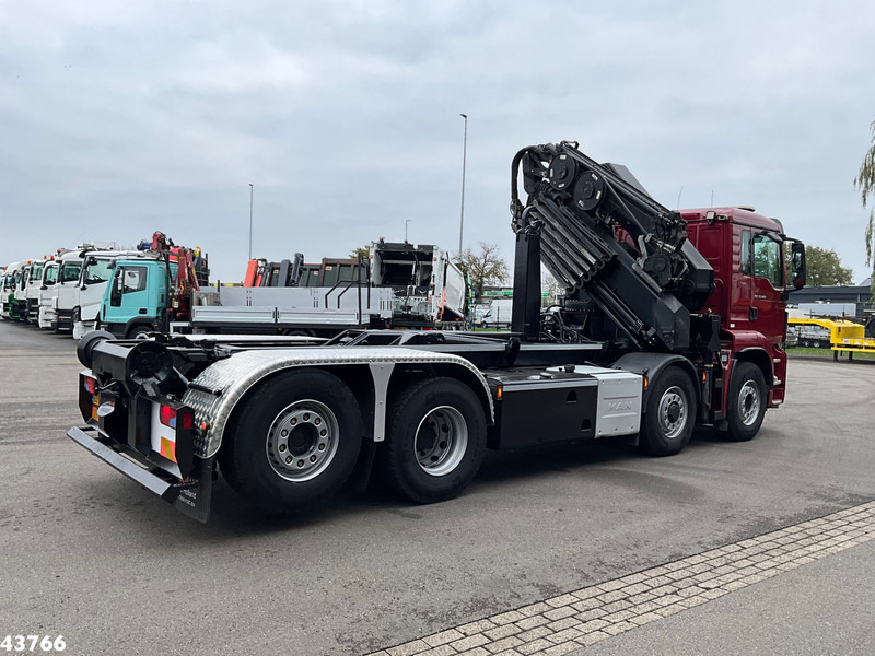 MAN TGS 35.480 8x4H Euro 6 HMF 40 Tonmeter laadkraan + Fly-Jib - Camion cu cârlig, Camion cu macara: Foto 4 MAN TGS 35.480 8x4H Euro 6 HMF 40 Tonmeter laadkraan + Fly-Jib - Camion cu cârlig, Camion cu macara: Foto 4