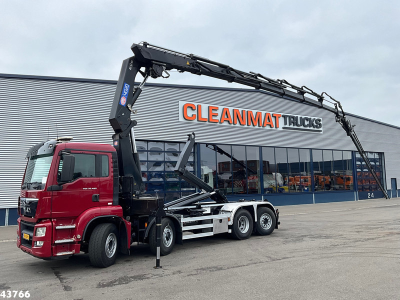MAN TGS 35.480 8x4H Euro 6 HMF 40 Tonmeter laadkraan + Fly-Jib - Camion cu cârlig, Camion cu macara: Foto 1 MAN TGS 35.480 8x4H Euro 6 HMF 40 Tonmeter laadkraan + Fly-Jib - Camion cu cârlig, Camion cu macara: Foto 1
