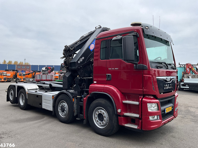 MAN TGS 35.480 8x4H Euro 6 HMF 40 Tonmeter laadkraan + Fly-Jib - Camion cu cârlig, Camion cu macara: Foto 3 MAN TGS 35.480 8x4H Euro 6 HMF 40 Tonmeter laadkraan + Fly-Jib - Camion cu cârlig, Camion cu macara: Foto 3