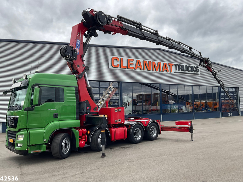 MAN TGS 35.500 8x4 HMF 95 Tonmeter laadkraan bj. 2019! - Camion cu macara: Foto 1 MAN TGS 35.500 8x4 HMF 95 Tonmeter laadkraan bj. 2019! - Camion cu macara: Foto 1