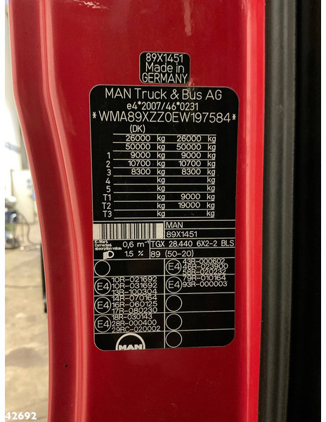 Camion cu macara MAN TGX 28.440 Euro 6 Fassi 23 Tonmeter laadkraan + Fly-Jib: Foto 13 Camion cu macara MAN TGX 28.440 Euro 6 Fassi 23 Tonmeter laadkraan + Fly-Jib: Foto 13