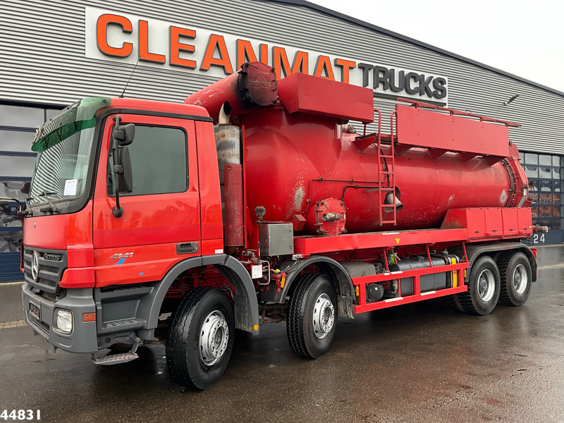 Mercedes-Benz Actros 4141 8x4 RVS Naaktgeboren drogestoffen Just 99.291 km! - Maşină pentru vidanjări: Foto 5 Mercedes-Benz Actros 4141 8x4 RVS Naaktgeboren drogestoffen Just 99.291 km! - Maşină pentru vidanjări: Foto 5