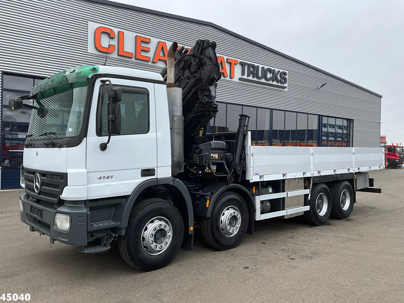 Mercedes-Benz Actros 4141 8x4 manual Hiab 32 Tonmeter laadkraan + Fly-jib - Camion cu macara: Foto 2 Mercedes-Benz Actros 4141 8x4 manual Hiab 32 Tonmeter laadkraan + Fly-jib - Camion cu macara: Foto 2