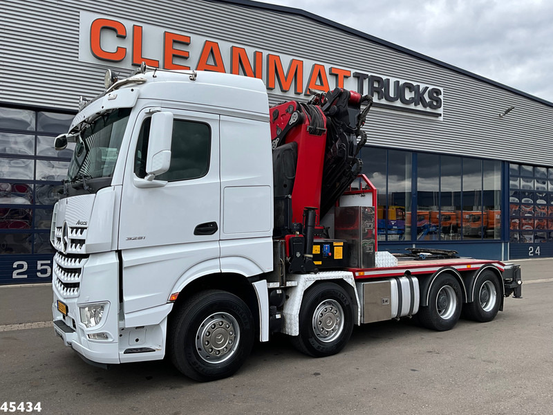 Mercedes-Benz Arocs 3251 8x4 Euro 6 Retarder HMF 85 Tonmeter laadkraan Fly-Jib - Camion cu macara: Foto 2 Mercedes-Benz Arocs 3251 8x4 Euro 6 Retarder HMF 85 Tonmeter laadkraan Fly-Jib - Camion cu macara: Foto 2