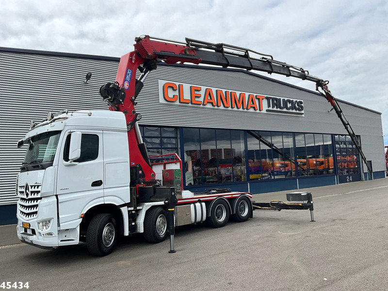 Mercedes-Benz Arocs 3251 8x4 Euro 6 Retarder HMF 85 Tonmeter laadkraan Fly-Jib - Camion cu macara: Foto 1 Mercedes-Benz Arocs 3251 8x4 Euro 6 Retarder HMF 85 Tonmeter laadkraan Fly-Jib - Camion cu macara: Foto 1