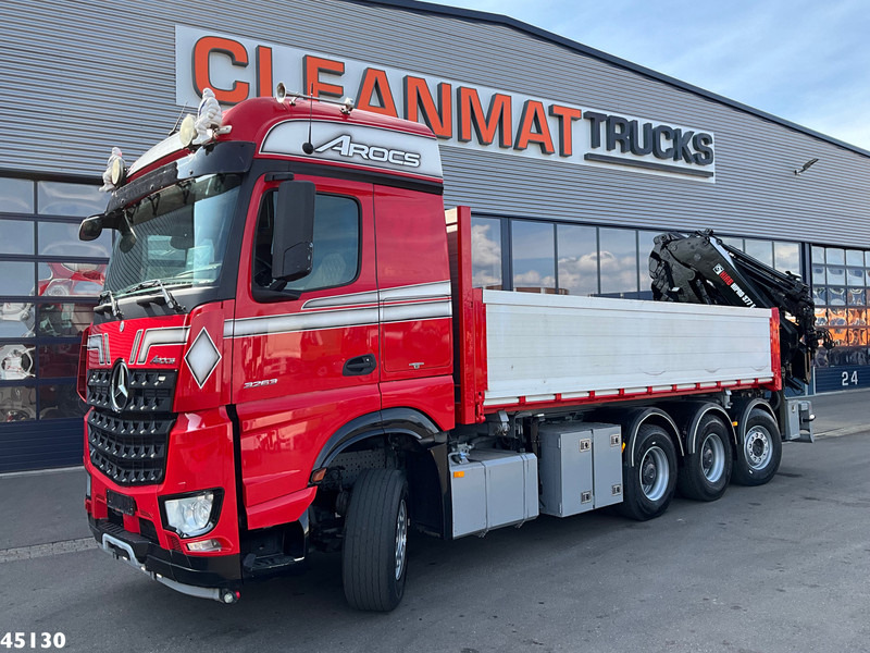 Mercedes-Benz Arocs 3263 8x4 Euro 6 Hiab 37 Tonmeter laadkraan + Fly-Jib - Camion basculantă, Camion cu macara: Foto 3 Mercedes-Benz Arocs 3263 8x4 Euro 6 Hiab 37 Tonmeter laadkraan + Fly-Jib - Camion basculantă, Camion cu macara: Foto 3