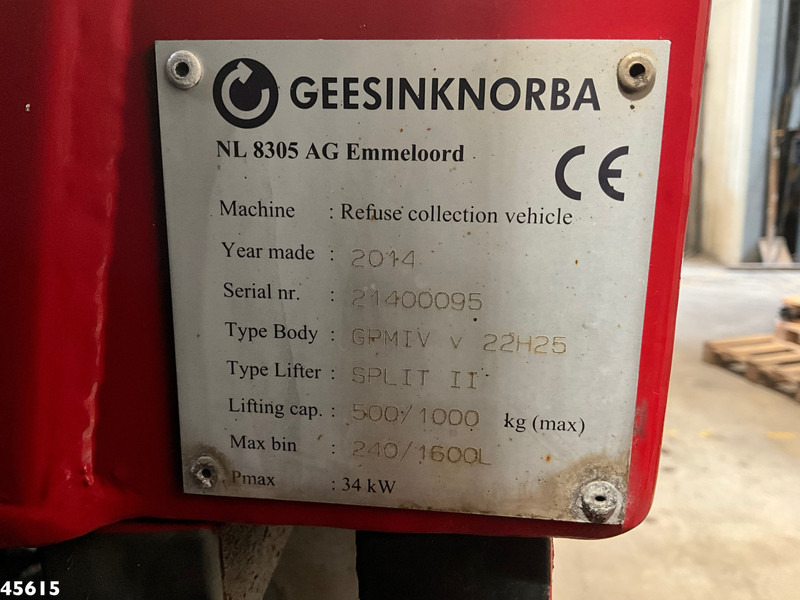 Autogunoiere Mercedes-Benz Econic 2630 RHD Euro 6 Geesink 22m³ Just 160.227 km!: Foto 18