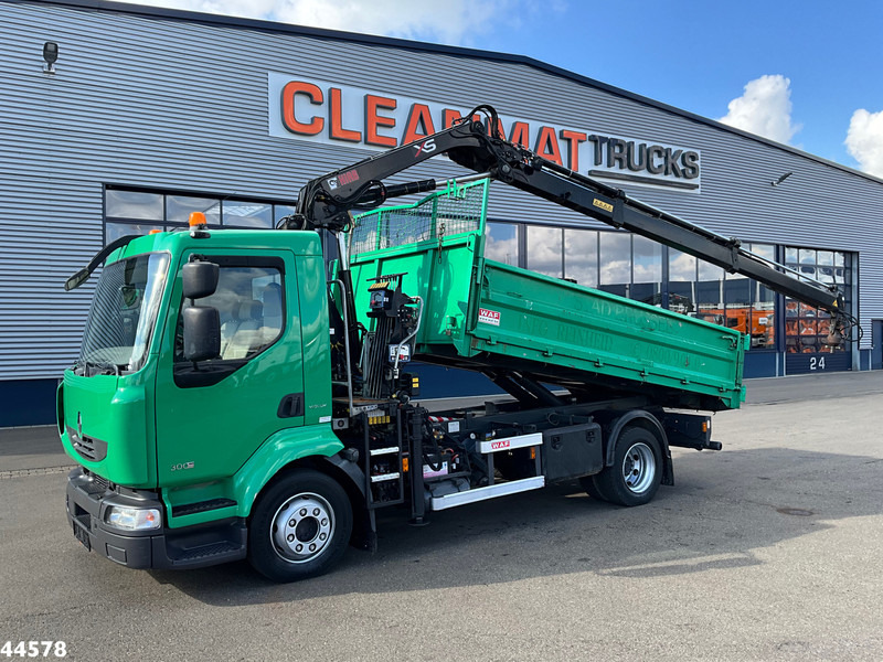 Renault Midlum 300.12 Manual Hiab 8 Tonmeter laadkraan Just 81.549 km! - Camion basculantă, Camion cu macara: Foto 1 Renault Midlum 300.12 Manual Hiab 8 Tonmeter laadkraan Just 81.549 km! - Camion basculantă, Camion cu macara: Foto 1