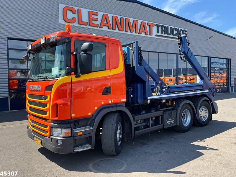 Scania G 440 6x2 Meiller 16 Tons portaalarmsysteem - Camion container de gunoi: Foto 1 Scania G 440 6x2 Meiller 16 Tons portaalarmsysteem - Camion container de gunoi: Foto 1