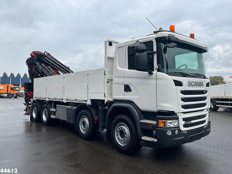 Scania G 450 8x4 Euro 6 Fassi 66 Tonmeter laadkraan + Fly-jib Just 176.555 Km! - Camion cu macara: Foto 4 Scania G 450 8x4 Euro 6 Fassi 66 Tonmeter laadkraan + Fly-jib Just 176.555 Km! - Camion cu macara: Foto 4