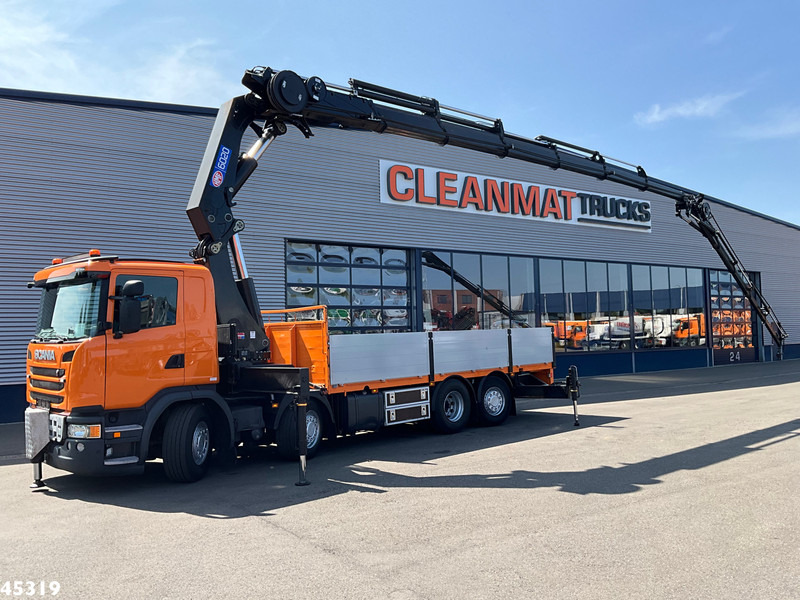 Scania G 450 Euro 6 HMF 60 Tonmeter laadkraan + Fly-Jib - Camion cu macara: Foto 1 Scania G 450 Euro 6 HMF 60 Tonmeter laadkraan + Fly-Jib - Camion cu macara: Foto 1