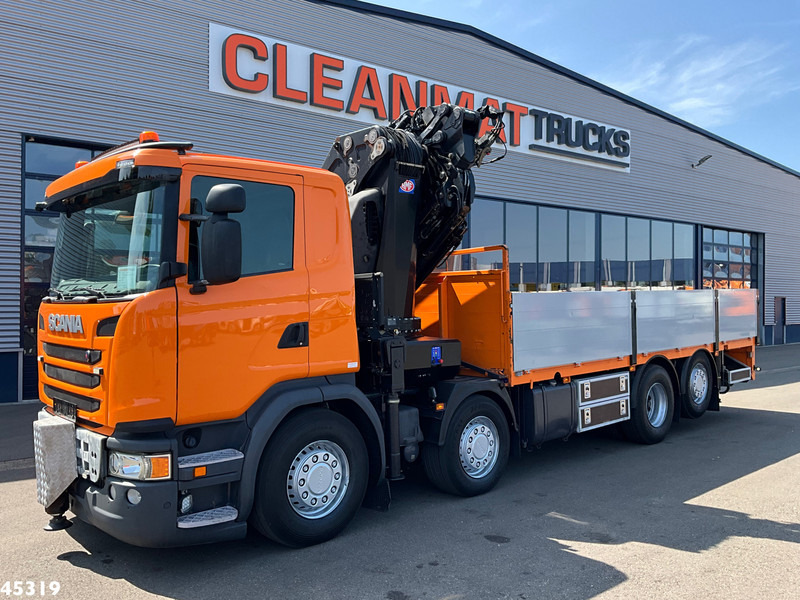 Scania G 450 Euro 6 HMF 60 Tonmeter laadkraan + Fly-Jib - Camion cu macara: Foto 2 Scania G 450 Euro 6 HMF 60 Tonmeter laadkraan + Fly-Jib - Camion cu macara: Foto 2