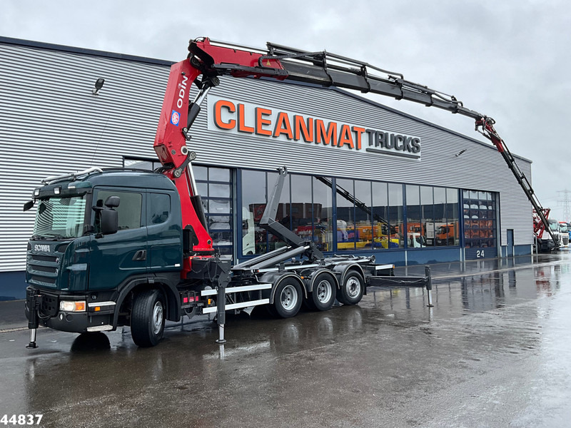 Scania G480 8x4 HMF 60 Tonmeter laadkraan + Fly-jib - Camion cu cârlig, Camion cu macara: Foto 1 Scania G480 8x4 HMF 60 Tonmeter laadkraan + Fly-jib - Camion cu cârlig, Camion cu macara: Foto 1