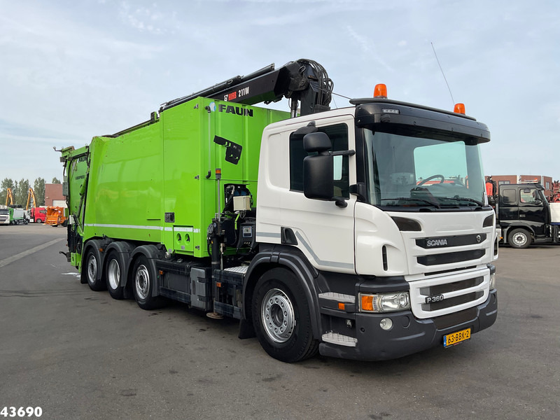 Scania P 360 Faun 18m³ + Hiab crane + Underground Container Washing Installation - Autogunoiere: Foto 3 Scania P 360 Faun 18m³ + Hiab crane + Underground Container Washing Installation - Autogunoiere: Foto 3