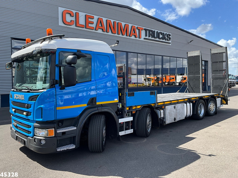 Scania P 410 8x2 Euro 6 Retarder Autotransporter met hydraulische oprijrampen - Camion transport auto: Foto 1 Scania P 410 8x2 Euro 6 Retarder Autotransporter met hydraulische oprijrampen - Camion transport auto: Foto 1