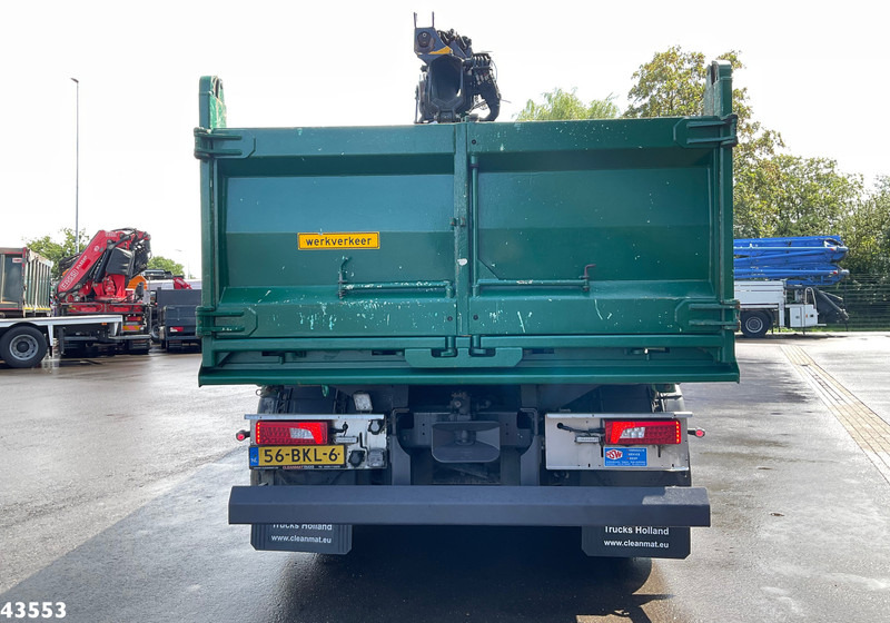 Scania P 410 8x4 Euro 6 HMF 18 Tonmeter laadkraan - Camion basculantă, Camion cu macara: Foto 4 Scania P 410 8x4 Euro 6 HMF 18 Tonmeter laadkraan - Camion basculantă, Camion cu macara: Foto 4