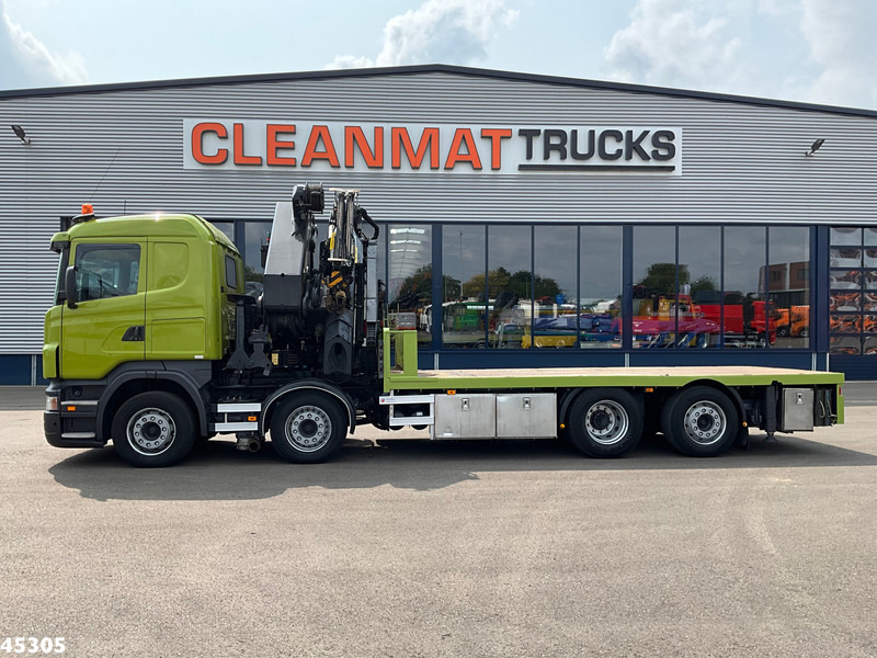 Scania R 420 8x2 manual Palfinger 85 Tonmeter laadkraan + Fly-Jib - Camion cu macara: Foto 3 Scania R 420 8x2 manual Palfinger 85 Tonmeter laadkraan + Fly-Jib - Camion cu macara: Foto 3