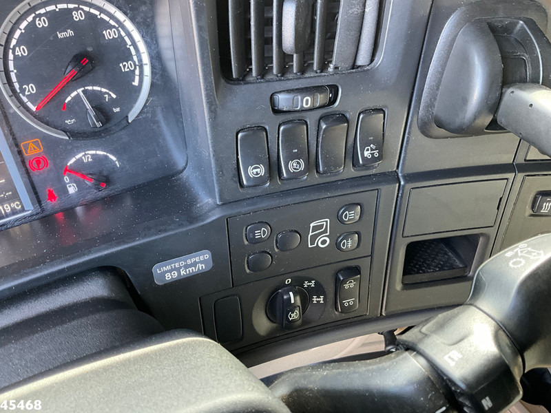 Camion cu macara Scania R 490 8x4 Euro 6 Effer 140 Tonmeter laadkraan + Fly-Jib Just 283.508 km: Foto 19