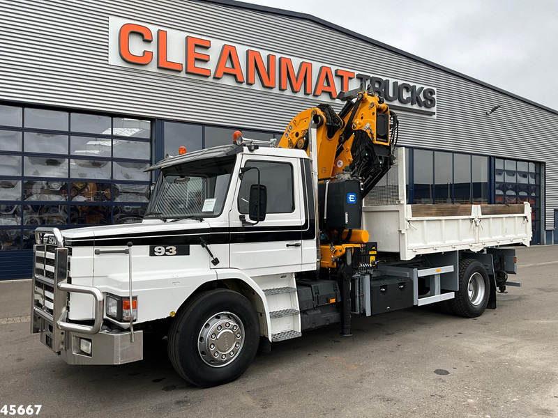 Scania T 93 4x2 Kipper met 31 Tonmeter laadkraan (bj 2005) + Fly-JIb! Just 118.736 km! - Camion basculantă, Camion cu macara: Foto 4 Scania T 93 4x2 Kipper met 31 Tonmeter laadkraan (bj 2005) + Fly-JIb! Just 118.736 km! - Camion basculantă, Camion cu macara: Foto 4