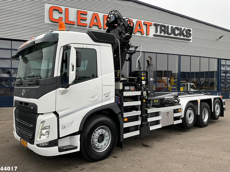 Volvo FM 420 8x2 Hiab 25 Tonmeter laadkraan + Welvaarts weighing system - Camion cu cârlig, Camion cu macara: Foto 2 Volvo FM 420 8x2 Hiab 25 Tonmeter laadkraan + Welvaarts weighing system - Camion cu cârlig, Camion cu macara: Foto 2
