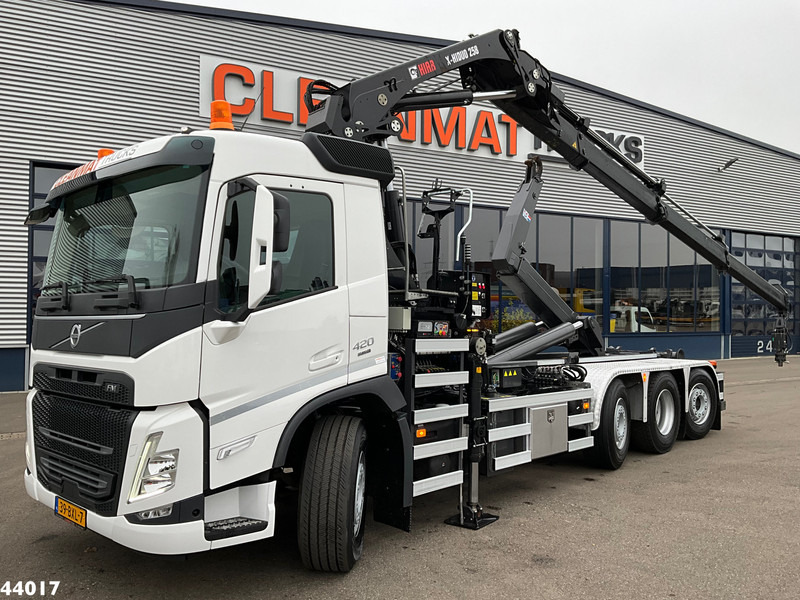 Volvo FM 420 8x2 Hiab 25 Tonmeter laadkraan + Welvaarts weighing system - Camion cu cârlig, Camion cu macara: Foto 1 Volvo FM 420 8x2 Hiab 25 Tonmeter laadkraan + Welvaarts weighing system - Camion cu cârlig, Camion cu macara: Foto 1