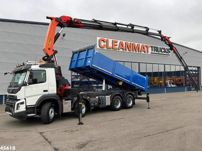 Volvo FMX 460 8x4 Euro 6 Palfinger 42 Tonmeter laadkraan + Fly-Jib! - Camion cu macara: Foto 1 Volvo FMX 460 8x4 Euro 6 Palfinger 42 Tonmeter laadkraan + Fly-Jib! - Camion cu macara: Foto 1