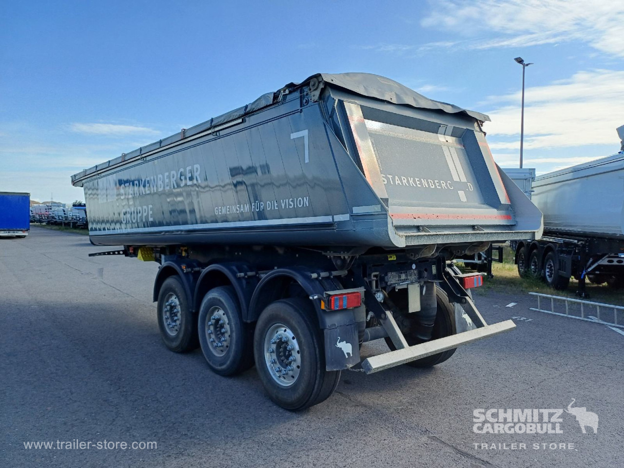 SCHMITZ Auflieger Kipper Alukastenmulde 24m³ - Semiremorcă basculantă: Foto 5 SCHMITZ Auflieger Kipper Alukastenmulde 24m³ - Semiremorcă basculantă: Foto 5