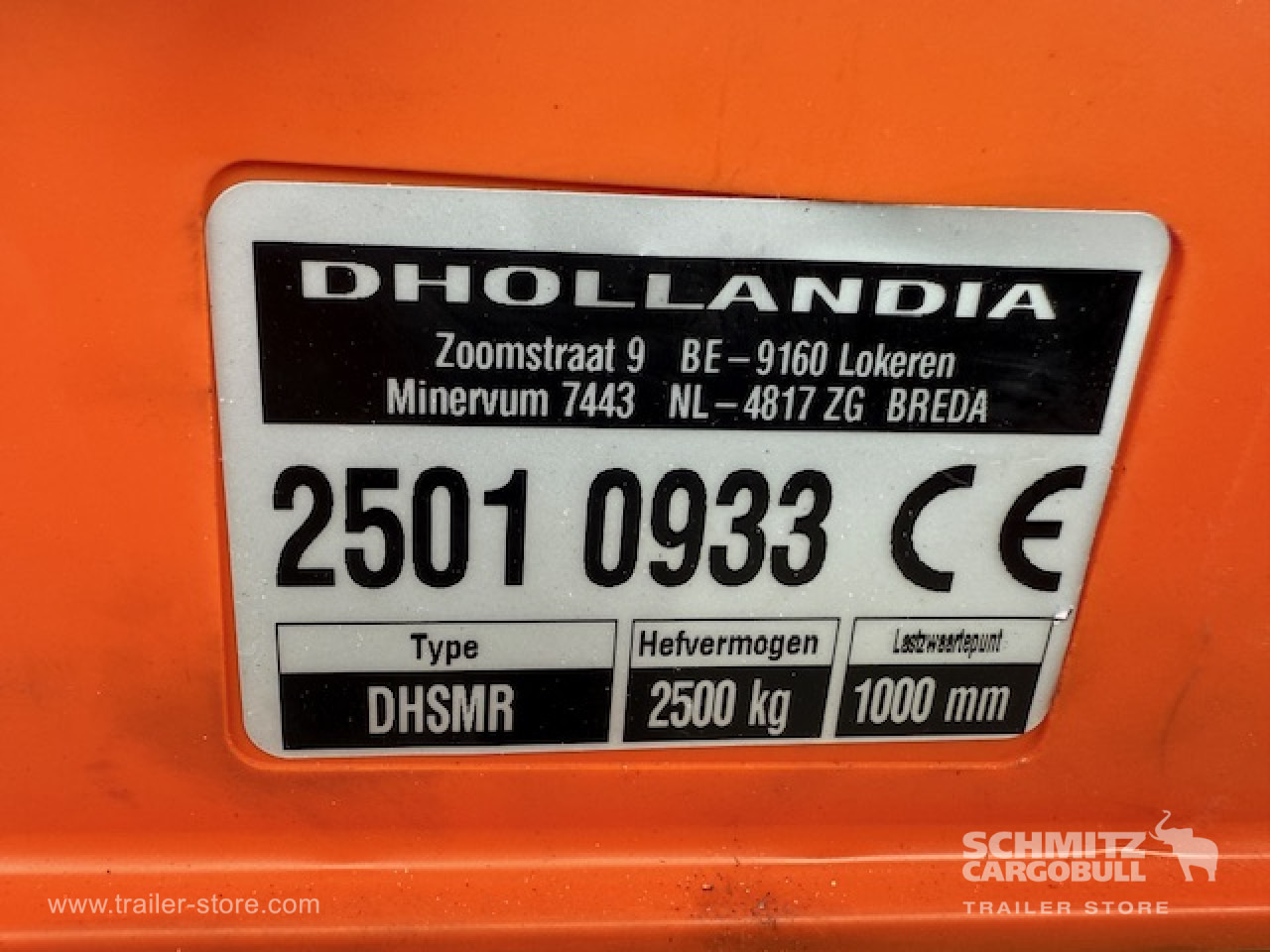 SCHMITZ Oplegger Vries Standard Taillift - Semiremorcă izoterma: Foto 3 SCHMITZ Oplegger Vries Standard Taillift - Semiremorcă izoterma: Foto 3