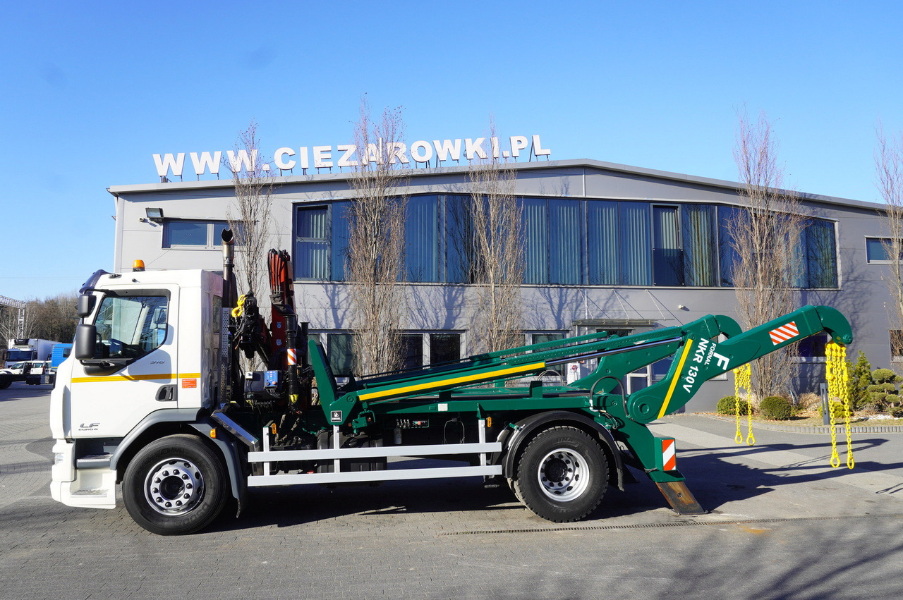 DAF LF 18.310 E6 / Skip loader Fornal NKR 130V / HDS HMF 735 K2 / Manual gearbox - Camion container de gunoi, Camion cu macara: Foto 3 DAF LF 18.310 E6 / Skip loader Fornal NKR 130V / HDS HMF 735 K2 / Manual gearbox - Camion container de gunoi, Camion cu macara: Foto 3