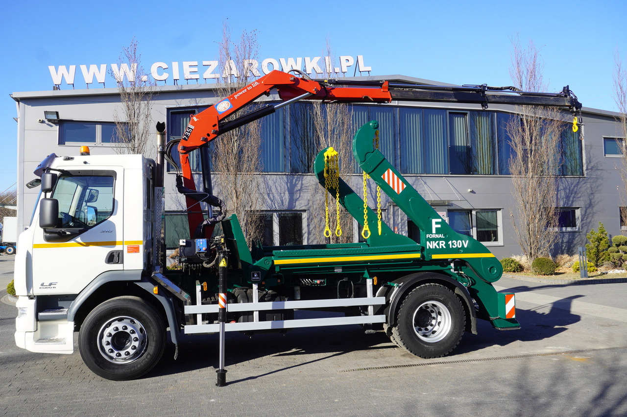 DAF LF 18.310 E6 / Skip loader Fornal NKR 130V / HDS HMF 735 K2 / Manual gearbox - Camion cu cârlig, Camion cu macara: Foto 4 DAF LF 18.310 E6 / Skip loader Fornal NKR 130V / HDS HMF 735 K2 / Manual gearbox - Camion cu cârlig, Camion cu macara: Foto 4