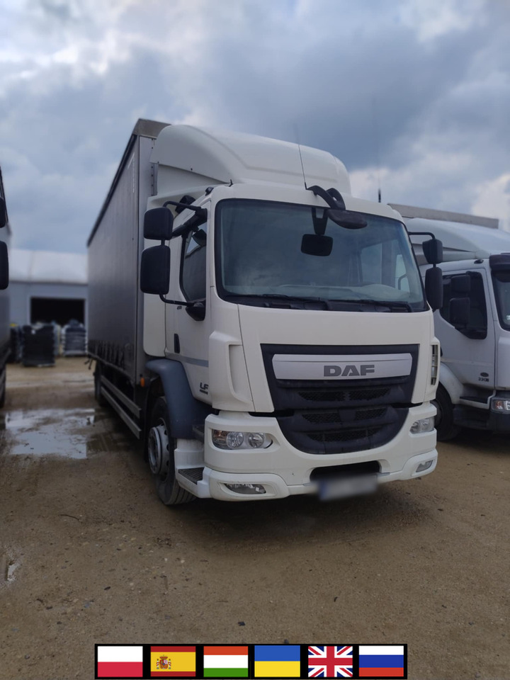 DAF LF 250 / Curtainsider 18 EPAL / sleeping cab - Camion cu prelată: Foto 1 DAF LF 250 / Curtainsider 18 EPAL / sleeping cab - Camion cu prelată: Foto 1