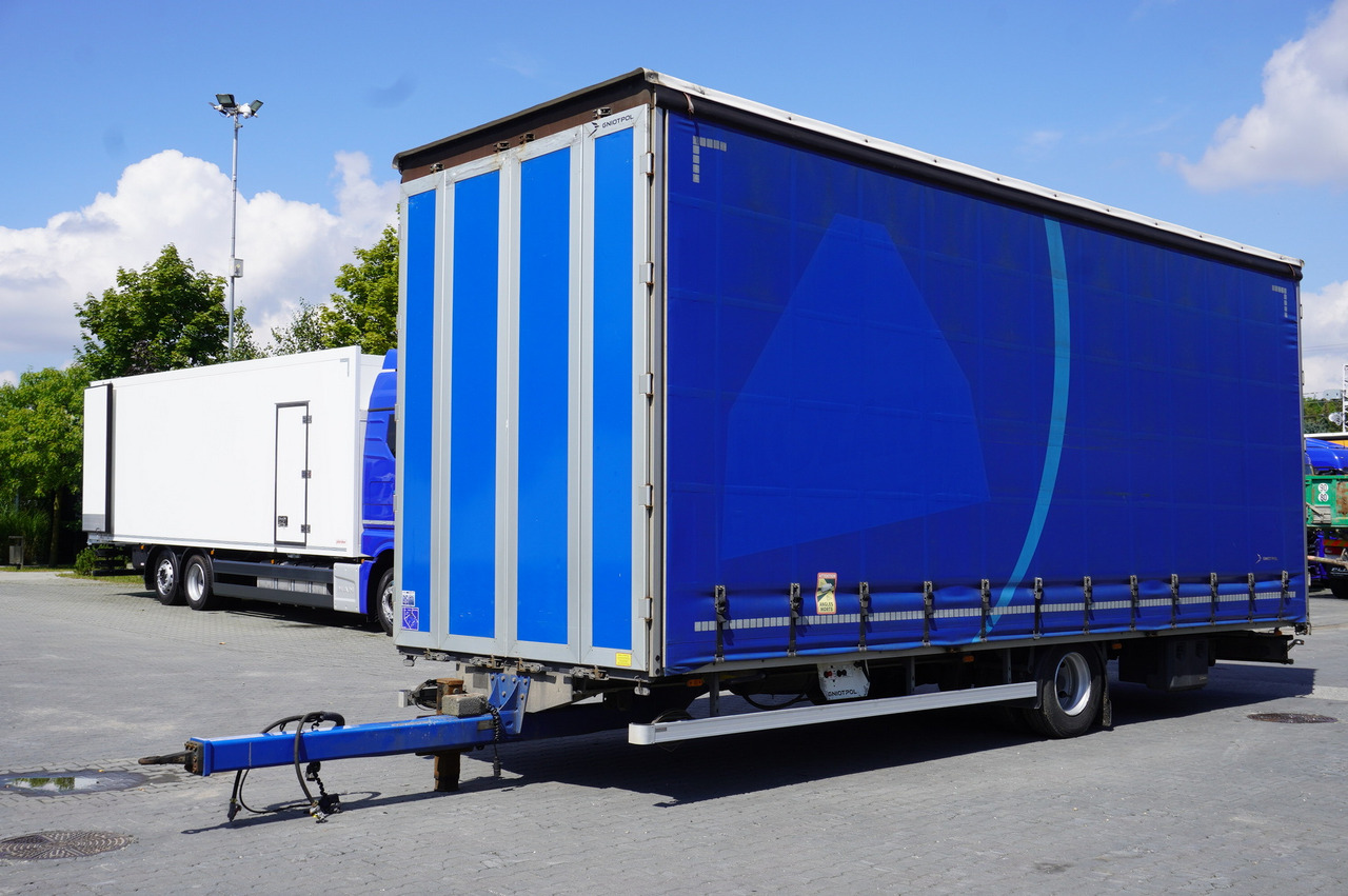Gniotpol Tandem trailer / 10t / 2018 / 19 pallets - Remorcă cu prelată: Foto 1 Gniotpol Tandem trailer / 10t / 2018 / 19 pallets - Remorcă cu prelată: Foto 1