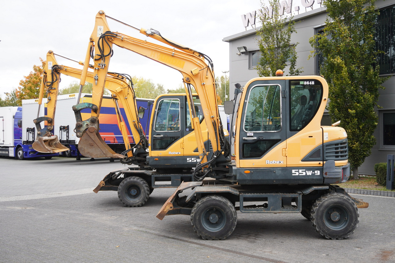 Hyundai Robex 55W-9 Wheeled Excavator 5.5t / 2 units - Excavator pe roţi: Foto 1 Hyundai Robex 55W-9 Wheeled Excavator 5.5t / 2 units - Excavator pe roţi: Foto 1