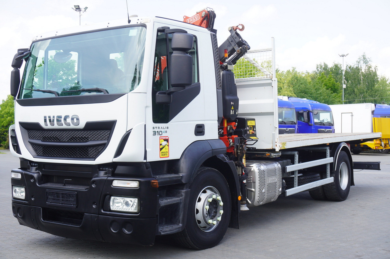 IVECO STRALIS 310 E6 / FASSI F110B / 630 MTH! / 4 t lift cap. / 19 t - Camion platformă, Camion cu macara: Foto 3 IVECO STRALIS 310 E6 / FASSI F110B / 630 MTH! / 4 t lift cap. / 19 t - Camion platformă, Camion cu macara: Foto 3