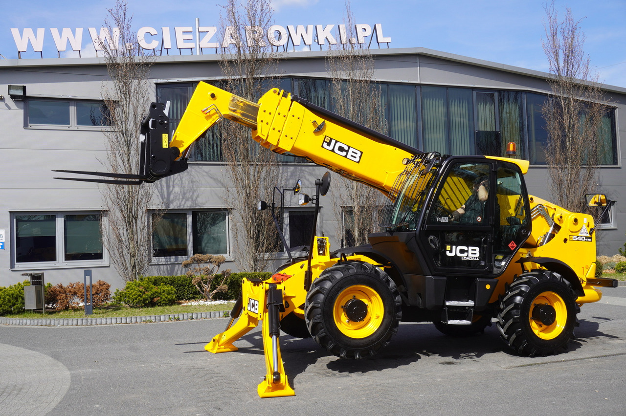 JCB 540-170 Telescopic Loader / 17m / joystick - Încărcător frontal pe pneuri: Foto 2 JCB 540-170 Telescopic Loader / 17m / joystick - Încărcător frontal pe pneuri: Foto 2