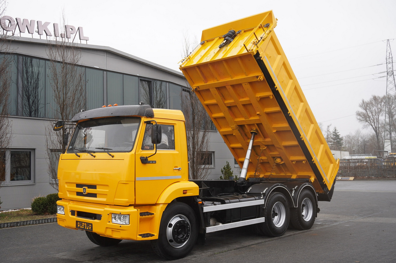 KAMAZ T2530 E5 6×4 / 3-sided tipper - Camion basculantă, Camion cu macara: Foto 1 KAMAZ T2530 E5 6×4 / 3-sided tipper - Camion basculantă, Camion cu macara: Foto 1