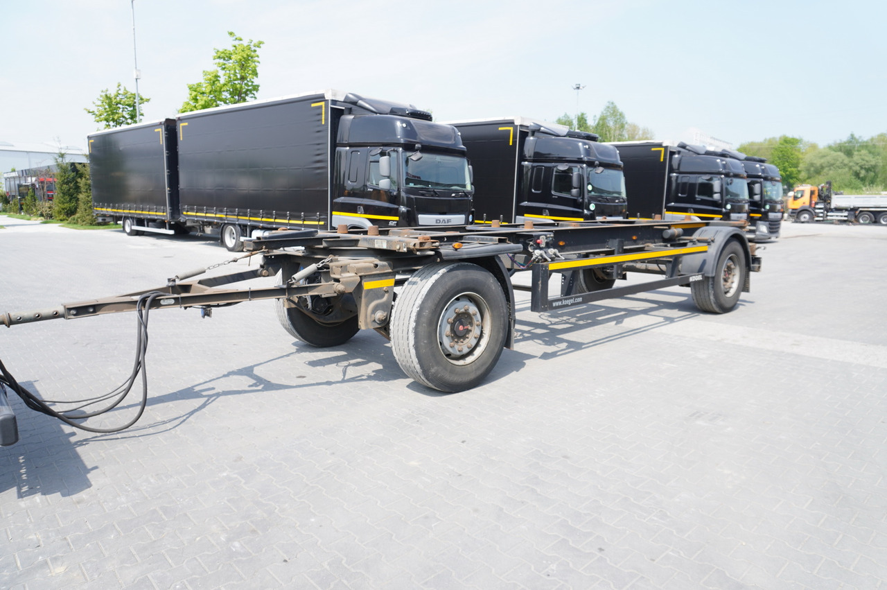KOGEL AWE 18, two-axle, BDF, 7.5m chassis , air suspension, SAF axles - Remorcă şasiu: Foto 2 KOGEL AWE 18, two-axle, BDF, 7.5m chassis , air suspension, SAF axles - Remorcă şasiu: Foto 2