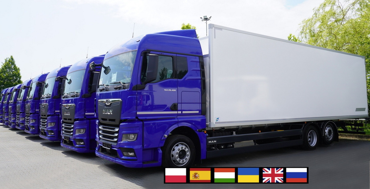 MAN New TGX 26.400 / NEW IGLOOCAR refrigerator 20 pallets / 6×2 / 2024 / 2 units - Camion furgon: Foto 1 MAN New TGX 26.400 / NEW IGLOOCAR refrigerator 20 pallets / 6×2 / 2024 / 2 units - Camion furgon: Foto 1