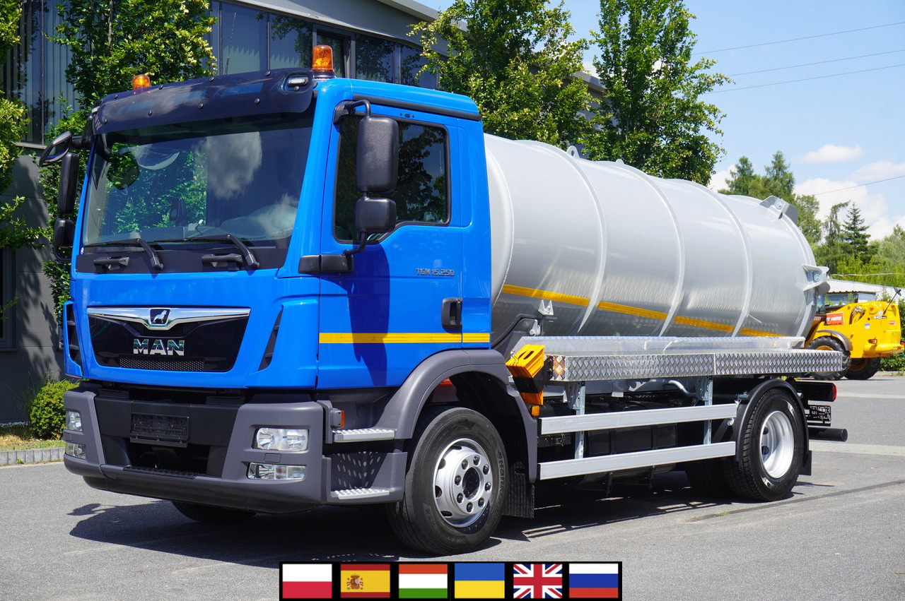 MAN TGM 15.250 / NEW septic tank (07/2025) superstructure 8000 l / 160 tho. km! - Camion cisternă: Foto 1 MAN TGM 15.250 / NEW septic tank (07/2025) superstructure 8000 l / 160 tho. km! - Camion cisternă: Foto 1
