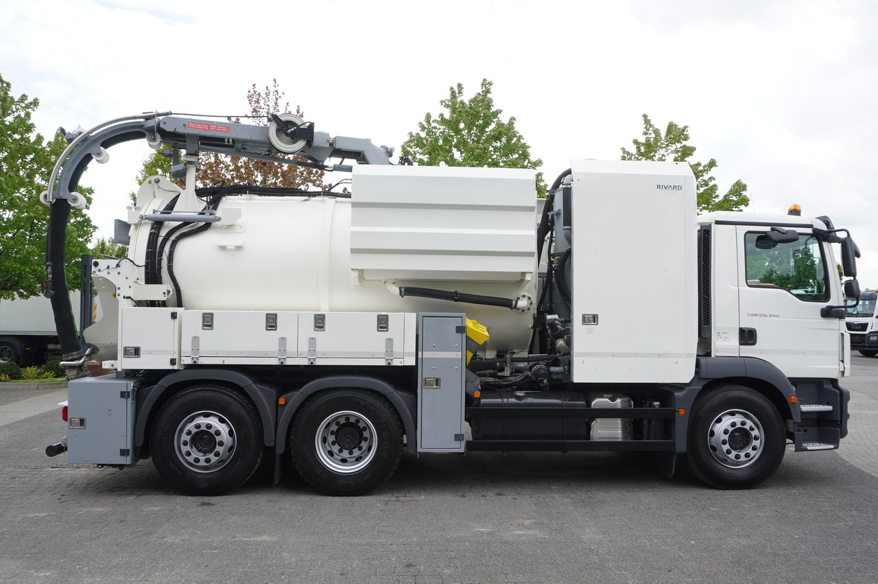 MAN TGM 26.340 E6 / RIVARD sewage cleaner 11.8 m3 / 170 tho. km / steered axle - Maşină pentru vidanjări: Foto 2 MAN TGM 26.340 E6 / RIVARD sewage cleaner 11.8 m3 / 170 tho. km / steered axle - Maşină pentru vidanjări: Foto 2