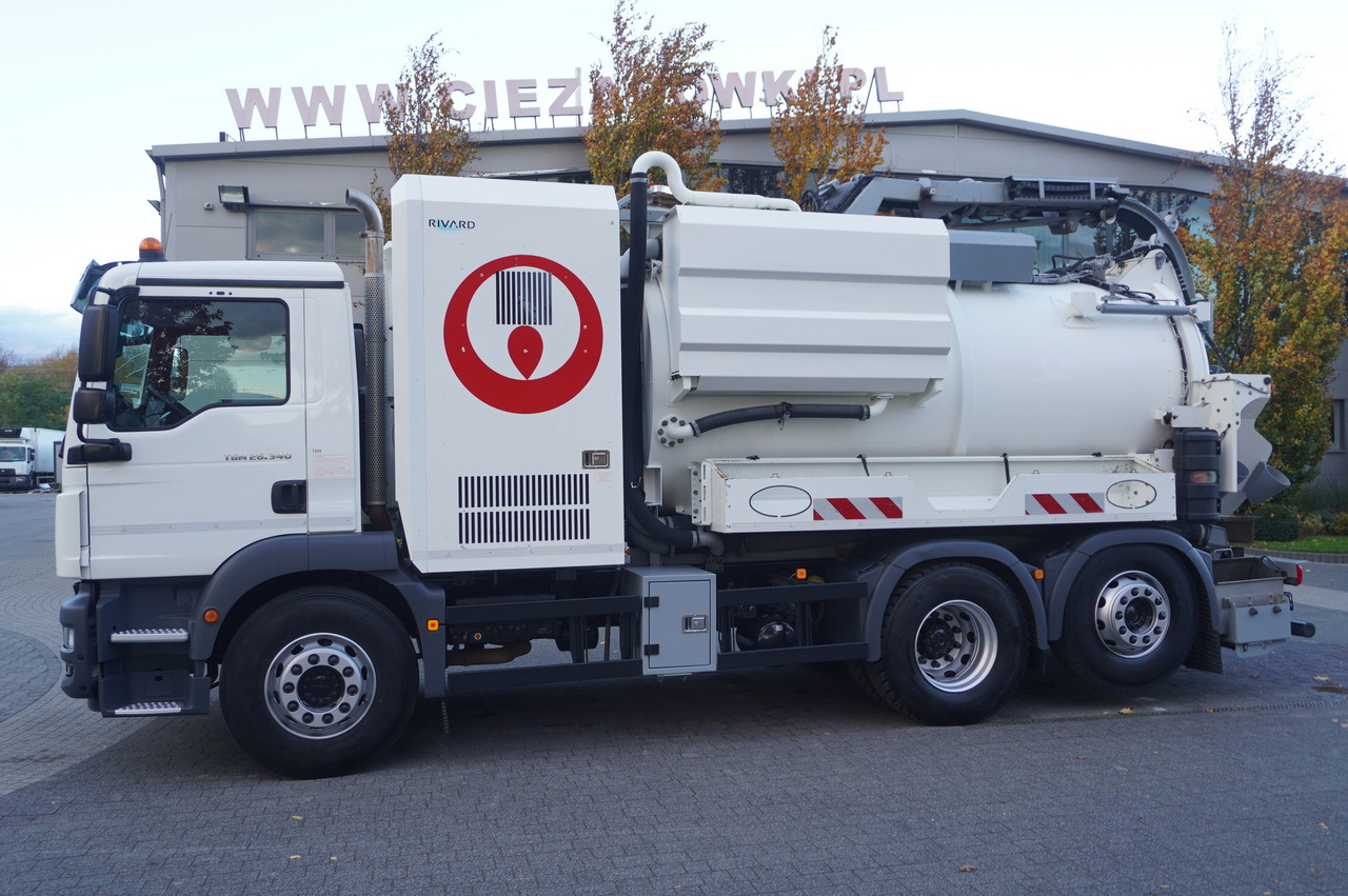 MAN TGM 26.340 E6 / RIVARD sewage cleaner 11.8 m3 / 170 tho. km / steered axle - Maşină pentru vidanjări: Foto 4 MAN TGM 26.340 E6 / RIVARD sewage cleaner 11.8 m3 / 170 tho. km / steered axle - Maşină pentru vidanjări: Foto 4