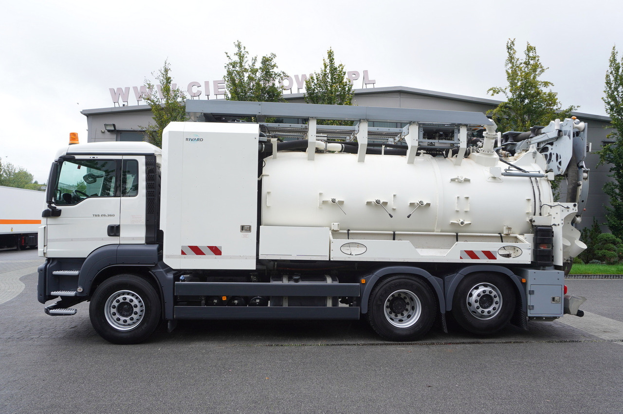 MAN TGS 26.360 E6 / RIVARD sewage cleaner 18 m3 / 180 tho. km / steering axle / 2 units - Maşină pentru vidanjări: Foto 3 MAN TGS 26.360 E6 / RIVARD sewage cleaner 18 m3 / 180 tho. km / steering axle / 2 units - Maşină pentru vidanjări: Foto 3