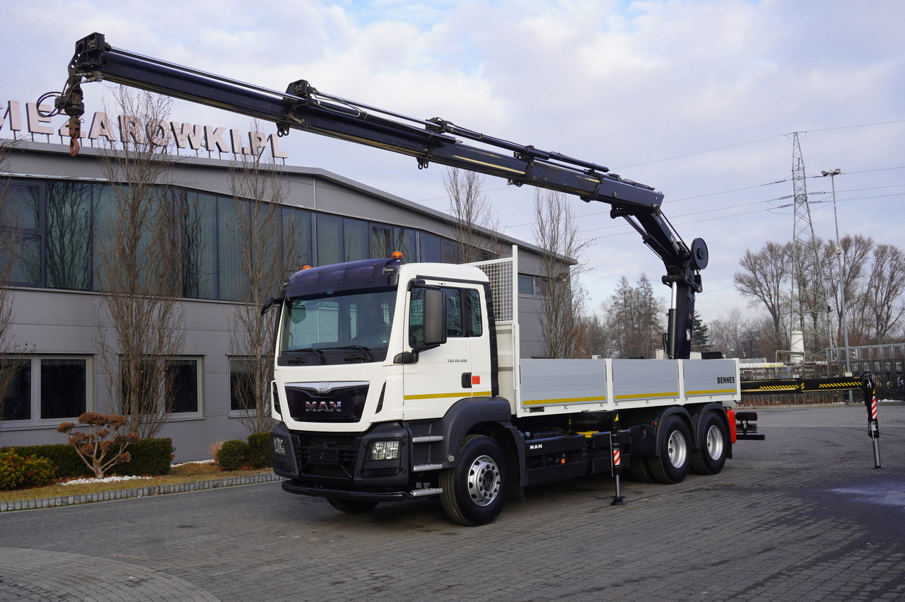 MAN TGS 26.400 / HDS HIAB 244 EP-4 HIDUO 8500 kg / 6x4 - Camion platformă, Camion cu macara: Foto 1 MAN TGS 26.400 / HDS HIAB 244 EP-4 HIDUO 8500 kg / 6x4 - Camion platformă, Camion cu macara: Foto 1