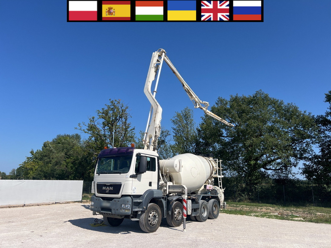 MAN TGS 32.400 8x4 Concrete Mixer Pump truck / 426 MTH !!! / 18 meters - Autopompă de beton: Foto 1 MAN TGS 32.400 8x4 Concrete Mixer Pump truck / 426 MTH !!! / 18 meters - Autopompă de beton: Foto 1