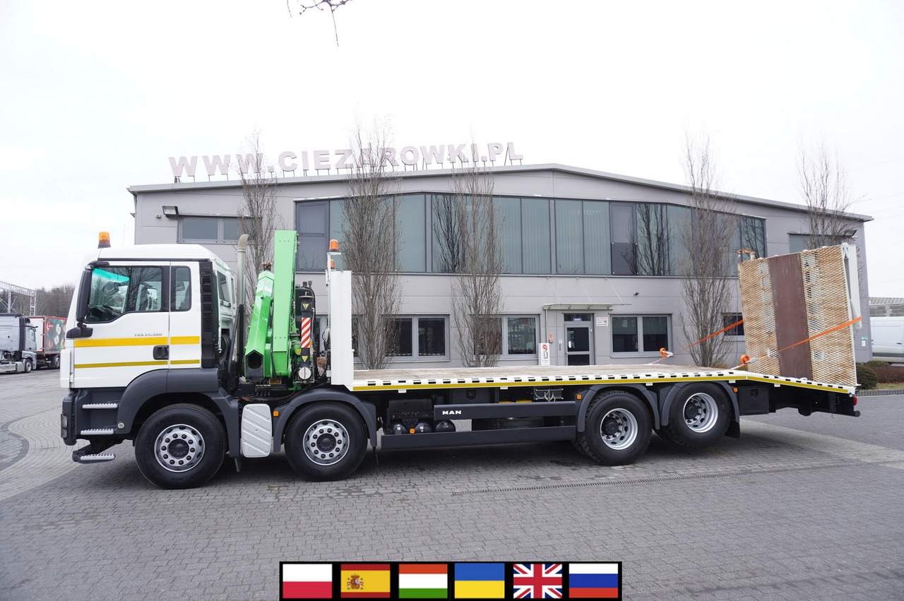 MAN TGS 35.360 E5 8x2 / HDS HIAB XS 166 HIDUO / 6.2 t lifting capacity / 12 m reach - Camion transport auto, Camion cu macara: Foto 1 MAN TGS 35.360 E5 8x2 / HDS HIAB XS 166 HIDUO / 6.2 t lifting capacity / 12 m reach - Camion transport auto, Camion cu macara: Foto 1