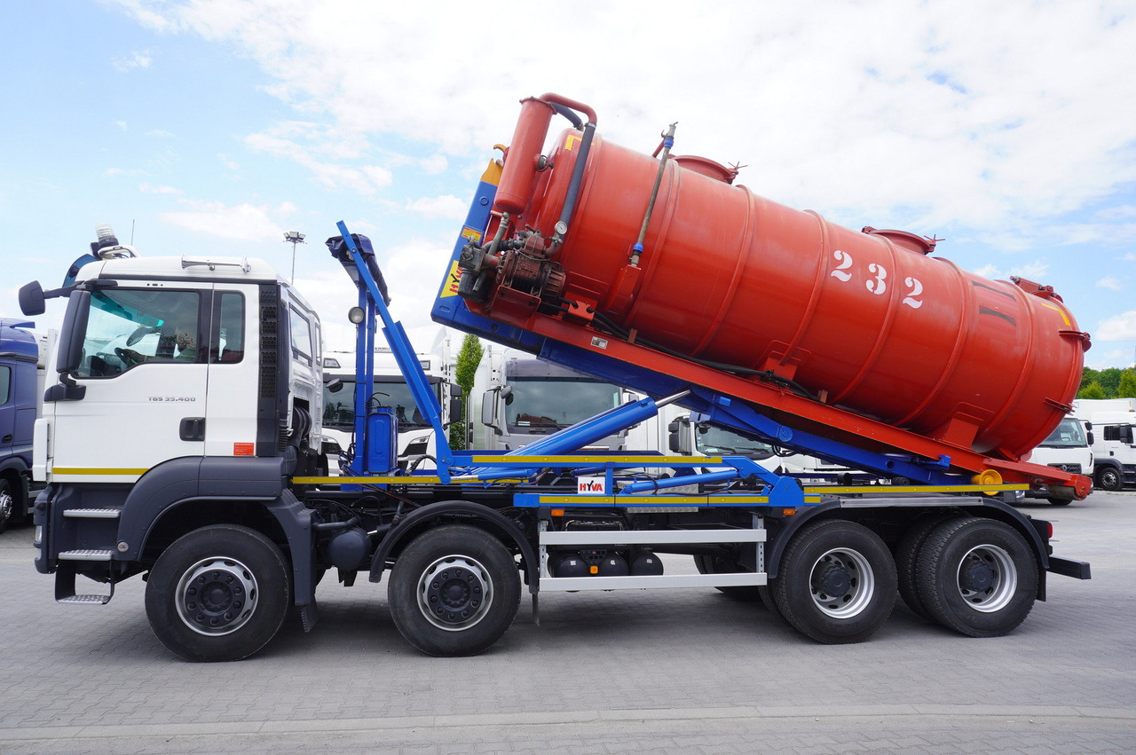 MAN TGS 35.400 8 × 4 E5 / HYVA HOOK LIFT 32.56 SE / Septic barrel 13000 L - Cisternă vidanjă: Foto 3 MAN TGS 35.400 8 × 4 E5 / HYVA HOOK LIFT 32.56 SE / Septic barrel 13000 L - Cisternă vidanjă: Foto 3