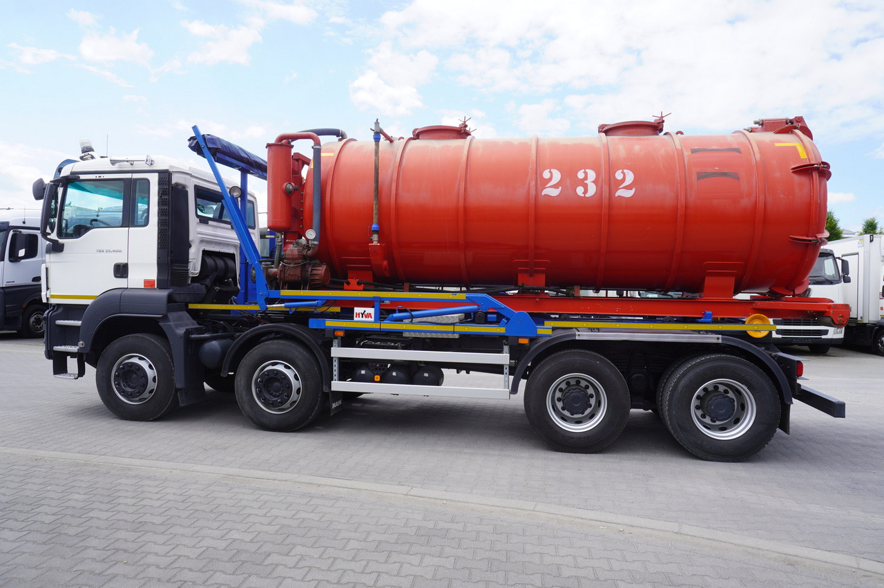 MAN TGS 35.400 8 × 4 E5 / HYVA HOOK LIFT 32.56 SE / Septic barrel 13000 L - Cisternă vidanjă: Foto 4 MAN TGS 35.400 8 × 4 E5 / HYVA HOOK LIFT 32.56 SE / Septic barrel 13000 L - Cisternă vidanjă: Foto 4