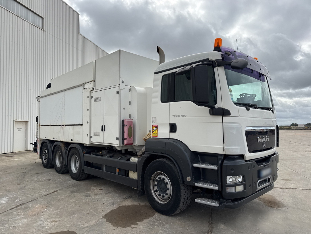MAN TGS 35.480 8x4 / MTS 4A14T 36.000V vacuum truck / 10 m3 - Maşină pentru vidanjări: Foto 3 MAN TGS 35.480 8x4 / MTS 4A14T 36.000V vacuum truck / 10 m3 - Maşină pentru vidanjări: Foto 3
